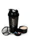 Premium Shaker Bottle Combo | Black – 500ml (Pack Of 2) leak proof - 2