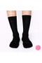 Men's 100% Bamboo Perfumed Black Tennis Socks | Sweat-Absorbent Uv-Blocking Soft Stitch-Free Washed Socks