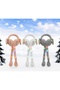Light-Up Bunny Ear Plush Earmuffs Pink Color - 4