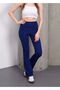 Women's Navy Blue High Waist Shaping / Sculpting Flared Leggings