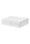 Skubb White - 65x53x19 cm Foldable Storage Box, Underbed and Clothes Organization
