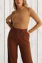 Ribbed Knitwear Long Sleeve Slim Fit Bady - Pictures Have Reference - Close Fit Body Wraps. - 2