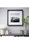 Sannahed 50x50 Cm Black Flower Item Portable Deep Box Frame Wooden Photo Picture Frame - 2
