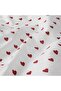 Barndröm, Baby Duvet Cover Set, White-Red, 110X125/35X55 cm - 3