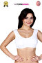 Women's Bustier Seamless Flexible Soft Fabric Thick Straps Padded Sports Bustier 5 Pieces - 7