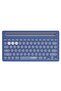 / Everest KB-BT84 Mavi/Gri Bluetooth Ultra İnce+Şarjlı Q Mac/Win/Android/Ios Uyumlu Kablosuz klavye