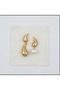 Women's Anti-Allergic Non Tarnish Waterproof Long Dangle Pearl Gold Steel Brand Earrings Models - 6