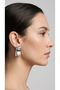 Women's Anti-Allergic Non-Tarnish Waterproof Long Daily Style Evening Dress Silver Steel Brand Earring Models - 3