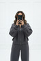 Women's Trend Flared Ç piped Bomber Zippered Tracksuit Set - 3