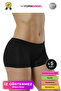 Women's Panties Boxer Gathering and Shaping Seamless Non-Slip Seamless Boxer Underwear 5 Pieces