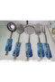5 Piece Colander Ladle Fork Serving Spoon and Spatula Stainless Steel Suitable for Daily Use - 2