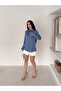 Satin Shirt with Flywheel Sleeve Detail - 6