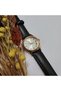 Retro Women's Wristwatch, Roman Numeral Dial, Vintage, Minimal, Rose Gold, Black Cord - 8