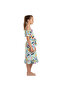 Girl's Dress Patterned Strap Woven Dress - 5