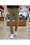Men's Fabric Trousers Regular Fit Elastic Waist Relaxed Fit - 4