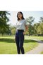 Navy Blue Women's Corset Detailed Skinny Leg Trousers