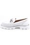 Cambridi Genuine Leather Orthopedic Oxford Women's Classic Shoes White - 5
