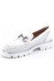 Cambridi Genuine Leather Orthopedic Oxford Women's Classic Shoes White - 4