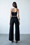5 Pocket High Waist Palazzo Jeans - 5