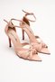 Women's Special Design Thin Heeled Shoes Accosie Nude Skin