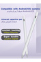 قلم عالمي لأجهزة iPad/أجهزة Android اللوحية، يدعم الشحن السريع عبر منفذ USB-C. - 4