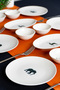 Origami 16 Piece Porcelain Breakfast Set for 6 People