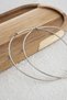 Steel Hoop Earrings Anti-Tarnish Hoop Earrings Diameter 9cm - 2