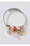 Women's Gold Red Butterfly Charm Bracelet - Elegant Design with Stone Detail and Heart and Butterfly Figures - 5