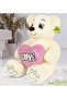 Romantic Gift for Valentine's Day Large Size Plush Teddy Bear with Heart Pillow 80 cm with Love Heart - 3