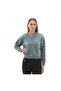 A6003707-587 Rival Flc Piped Hz Hoodie Women's Sweatshirt Turquoise