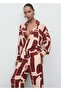 Geometric Pattern Draped Pants - 6