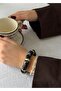 Gold Detail Pipe Bracelet - 4