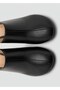 Heeled Leather Clog Slippers - 3