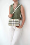 A.Yeşil - Bone Plaid Women's Crossbody Bag Sp899 - 2