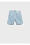 Denim bermuda şort - 2