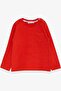 Baby Boy Long Sleeve T-Shirt with Pockets 9 Months-3 Years, Orange - 4