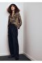 Satin Shirt with Leopard Print - 2