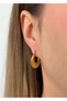 Vintage Steel Hoop Earrings - 2
