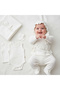 GIRL BABY PRETTY GIRL LACE 10-PIECE HOSPITAL DISCHARGE SET - 3