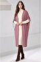 Midi Length Bat Sleeve Shoulder-Tie Knitwear Suitable for Women's Hijab, Curve-Fitting Beltless Cardigan Jacket - 5
