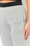 Women Regular Fit Embroidered Logo Jogger Pants, Navy - 2