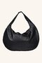 Mono Large Size Hand and Shoulder Bag - Black