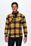 Slim Fit Yellow Lumberjack Winter Shirt