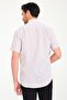 Classic Short Sleeve Cross Filafil Pattern Buttoned Collar Gift Boxed Men's Shirt Fs-001215 - Beige - 3