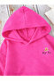 Women's Pink RJC.CO Printed Hooded Oversize Sweatshirt - 3