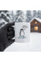 كوب هدية مطبوع بتصميم خاص من Nihilist Penguin Fun، كوب للشاي والقهوة