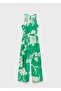 Belted patterned jumpsuit - 3