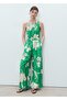 Belted patterned jumpsuit - 2