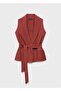 Linen Fabric Vest with Belt - 3