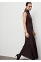 High Collar Long Dress